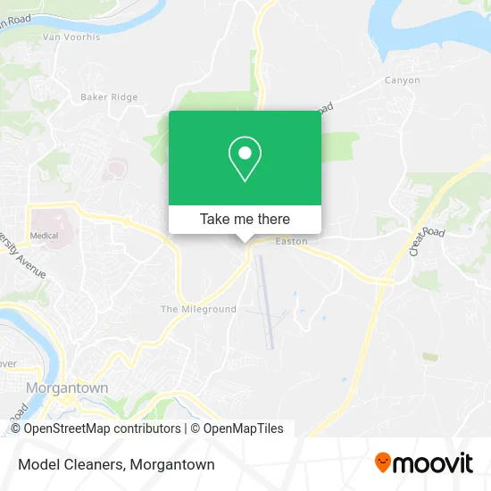 Model Cleaners map