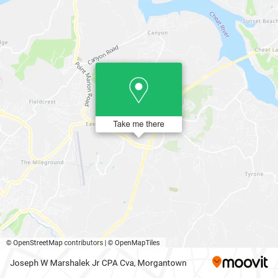 Mapa de Joseph W Marshalek Jr CPA Cva