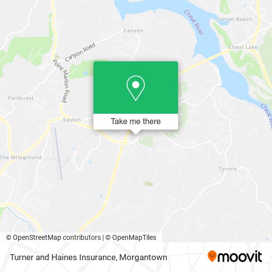 Mapa de Turner and Haines Insurance