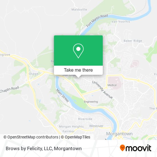 Brows by Felicity, LLC map