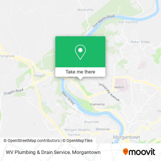 WV Plumbing & Drain Service map