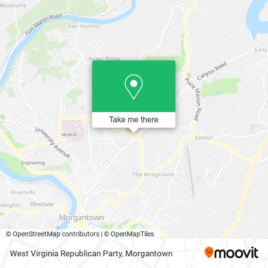 Mapa de West Virginia Republican Party