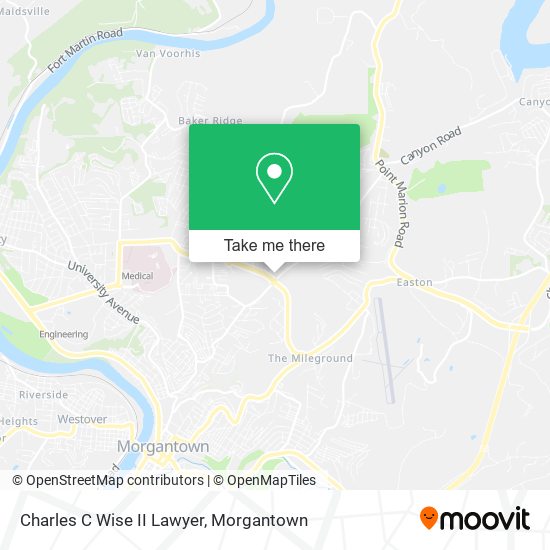 Charles C Wise II Lawyer map