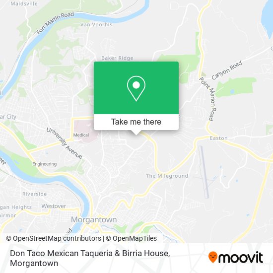 Mapa de Don Taco Mexican Taqueria & Birria House