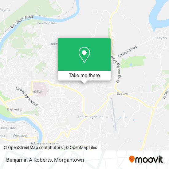 Mapa de Benjamin A Roberts