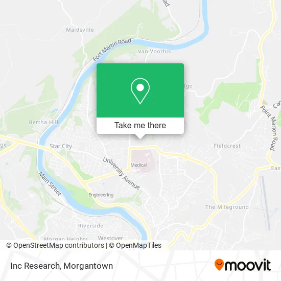 Mapa de Inc Research