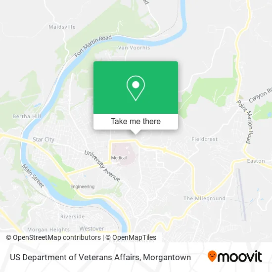Mapa de US Department of Veterans Affairs