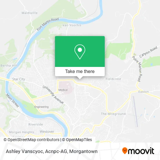 Mapa de Ashley Vanscyoc, Acnpc-AG