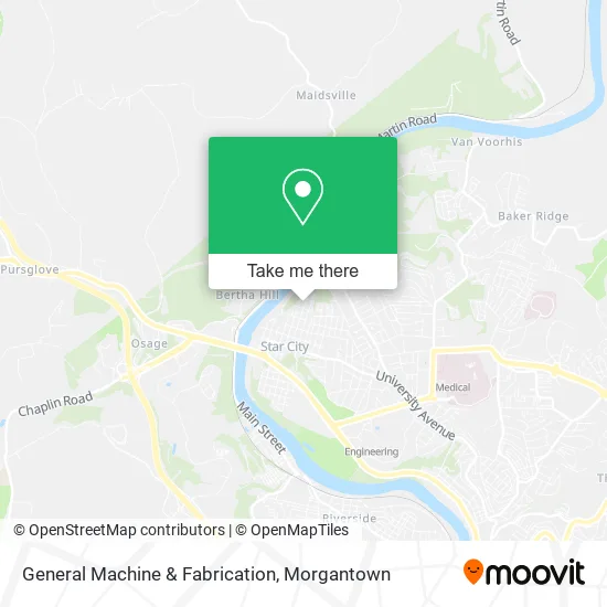 General Machine & Fabrication map