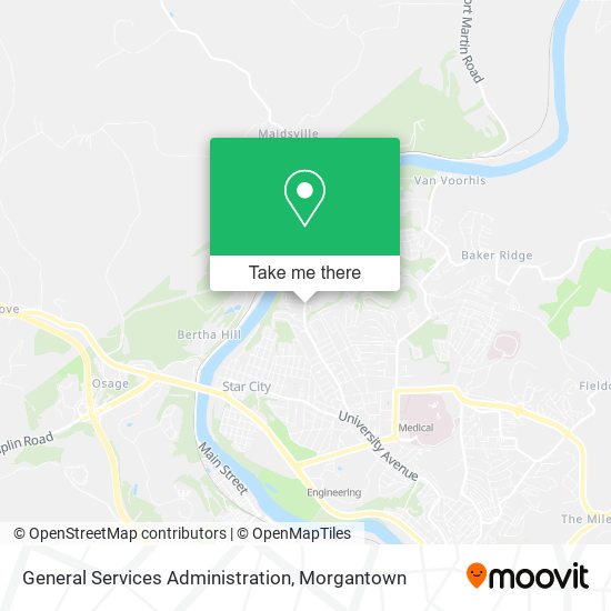 General Services Administration map