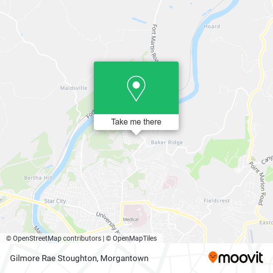 Gilmore Rae Stoughton map