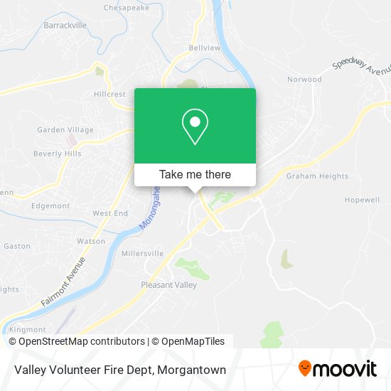 Valley Volunteer Fire Dept map