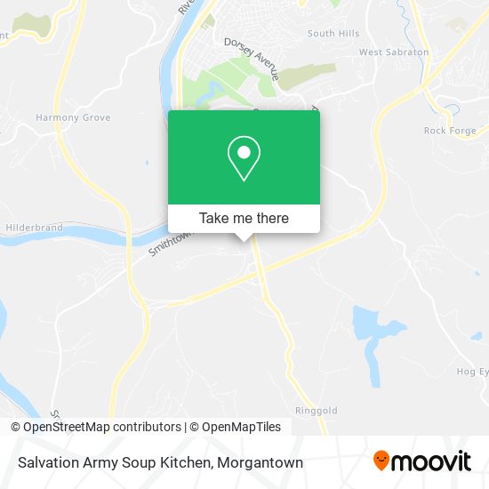 Salvation Army Soup Kitchen map