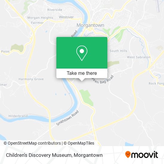 Children's Discovery Museum map