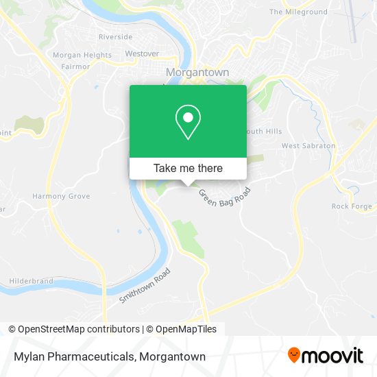 Mylan Pharmaceuticals map