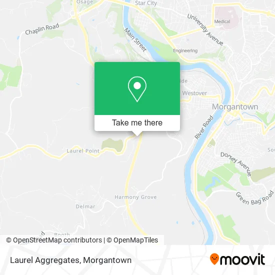 Mapa de Laurel Aggregates