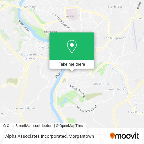 Mapa de Alpha Associates Incorporated