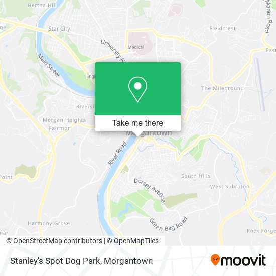 Stanley's Spot Dog Park map