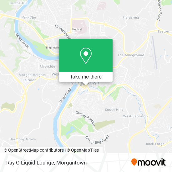 Ray G Liquid Lounge map