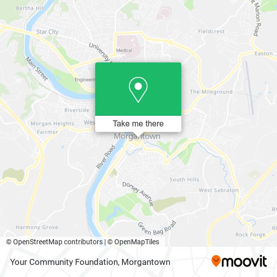 Your Community Foundation map
