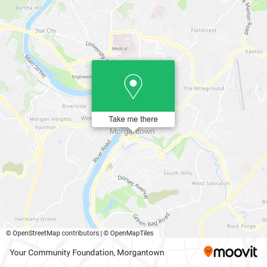 Mapa de Your Community Foundation