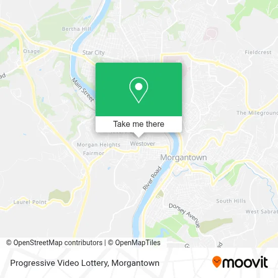 Progressive Video Lottery map