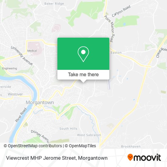 Mapa de Viewcrest MHP Jerome Street
