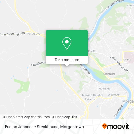 Mapa de Fusion Japanese Steakhouse