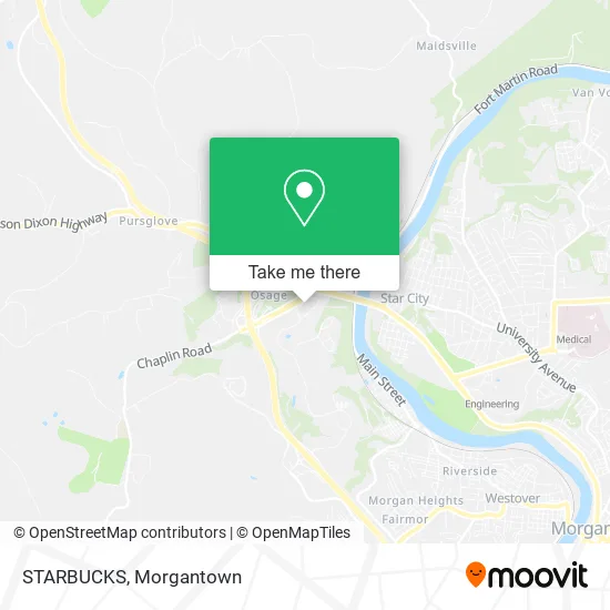 Mapa de STARBUCKS