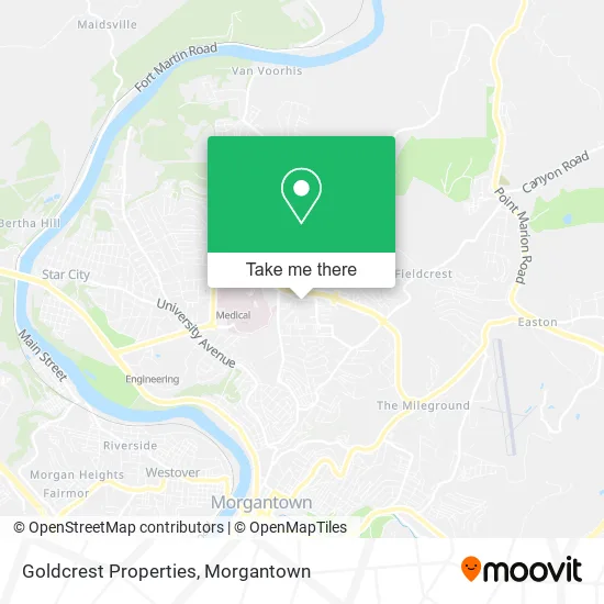 Goldcrest Properties map