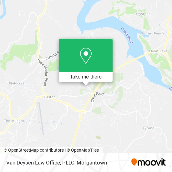 Mapa de Van Deysen Law Office, PLLC