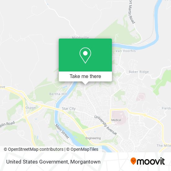 United States Government map