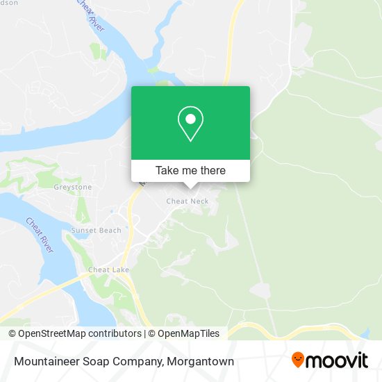 Mapa de Mountaineer Soap Company