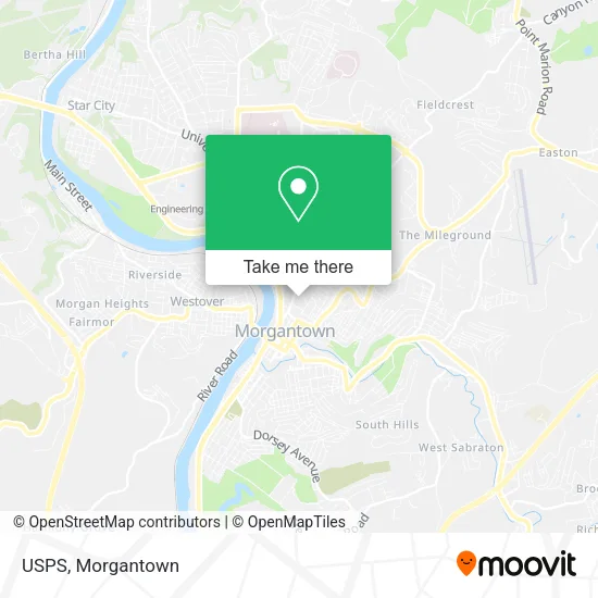 Mapa de USPS