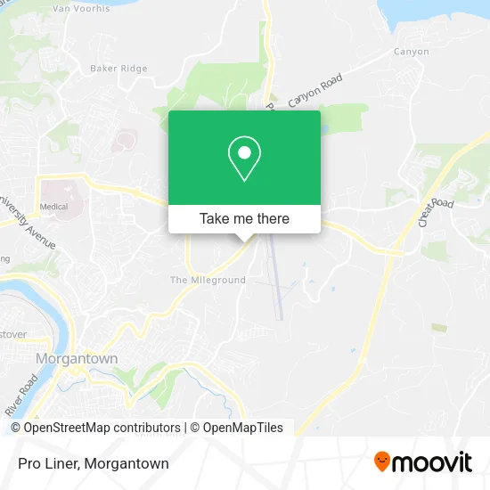 Mapa de Pro Liner