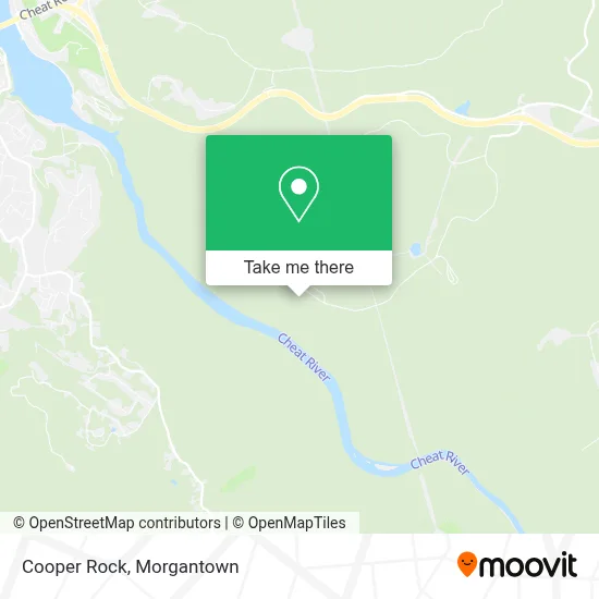 Cooper Rock map