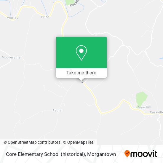 Mapa de Core Elementary School (historical)