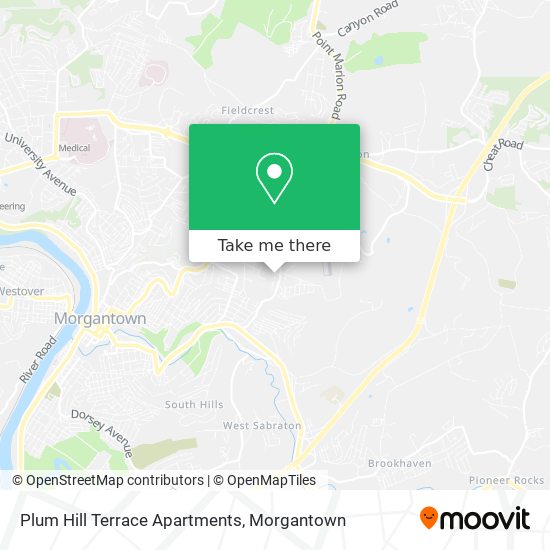 Plum Hill Terrace Apartments map