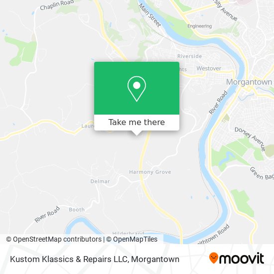 Kustom Klassics & Repairs LLC map