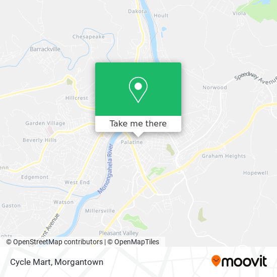 Mapa de Cycle Mart