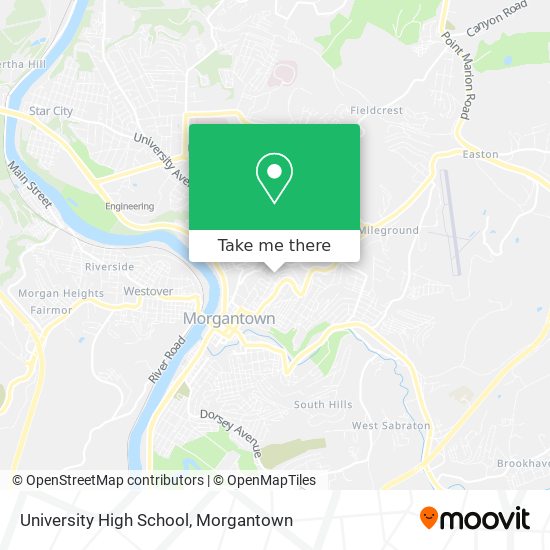 Mapa de University High School