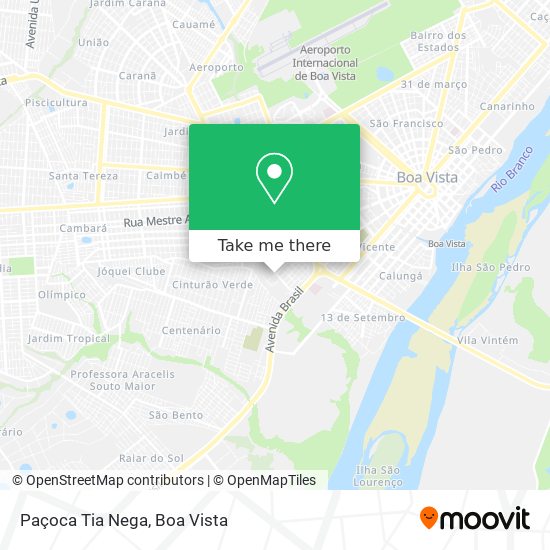 Paçoca Tia Nega map