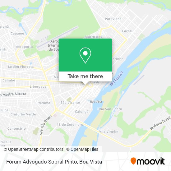 Fórum Advogado Sobral Pinto map