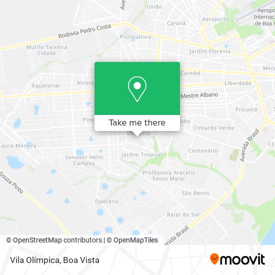 Vila Olímpica map