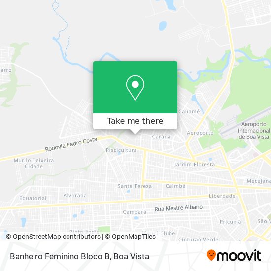 Banheiro Feminino Bloco B map