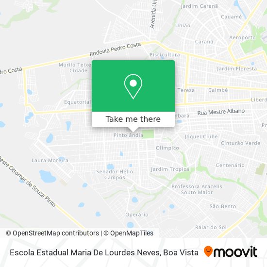 Escola Estadual Maria De Lourdes Neves map