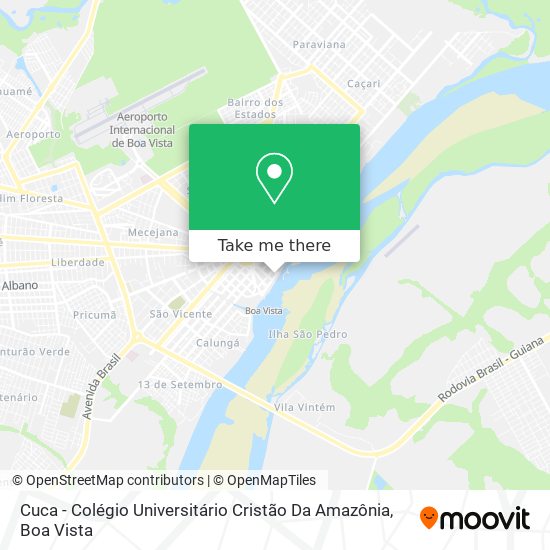 Cuca - Colégio Universitário Cristão Da Amazônia map