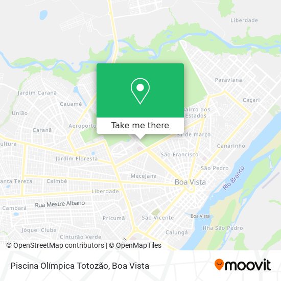 Piscina Olímpica Totozão map