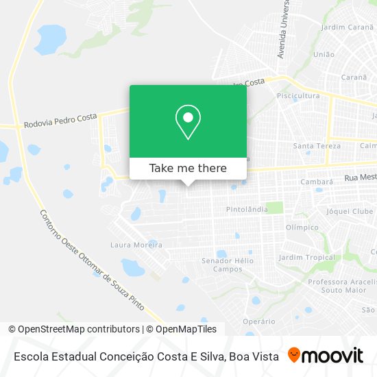 Mapa Escola Estadual Conceição Costa E Silva