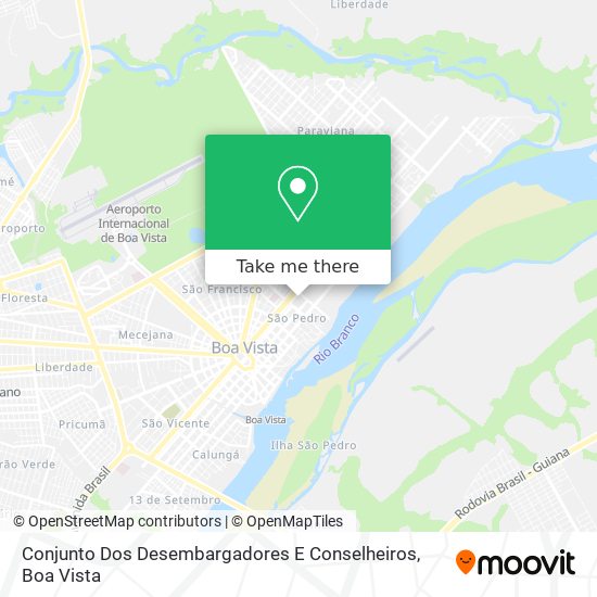 Conjunto Dos Desembargadores E Conselheiros map